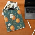 thumbnail image 5 of FORMRS A4 Clipboard Folder with Pen Holder Horizontal Foldable School Office Binder, Retro Floral Orange, 5 of 9