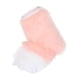 thumbnail image 4 of Zapatillas de casa Fuzzy Paw Fernando Pata de peluche rosa, 4 of 8