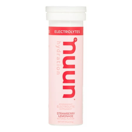 Nuun Hydration Electrolyte Supplement, Strawberry Lemonade, 10
