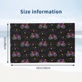 thumbnail image 2 of Bike polka dots Bath Towel, Highly Absorbent towels for bathroom Quick Drying Microfiber Bath Towels for Body, Soft Shower Towels for Sport, Yoga, SPA, Gym 27x55in, 2 of 5