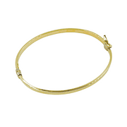 14K Gold Bangle Bracelet 9
