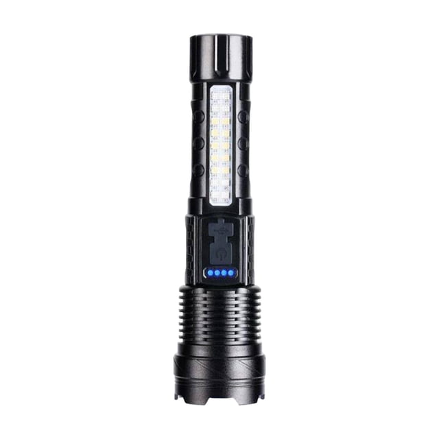 Antorcha LED para acampar, reflector, luz de Flash portátil, linterna LED, antorcha de mano para senderismo, reparaciones de automóviles, espeleología 1200mAh