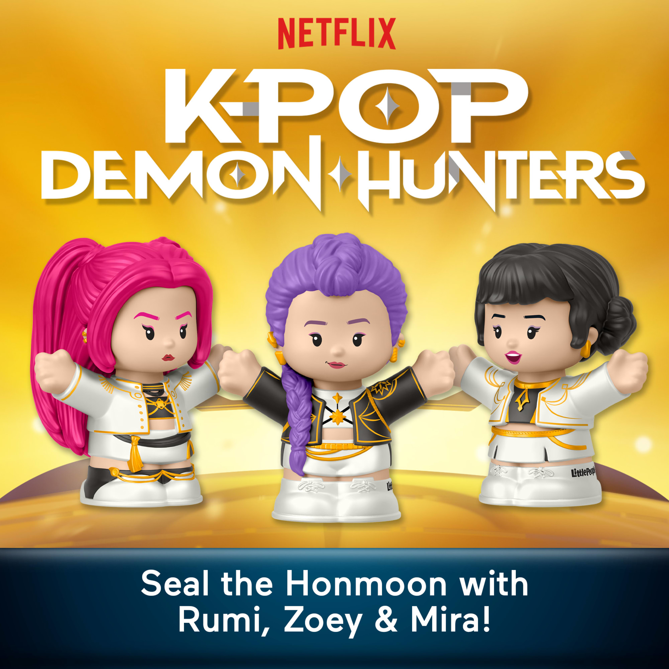 Little People Collector KPop Demon Hunters HUNTR/X Set photo 2