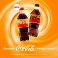 thumbnail image 2 of Coca-Cola Zero Sugar Orange Cream Bottle, 20 fl oz, 2 of 5