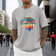 thumbnail image 3 of Mountain Graphic Tees for Men 2026 Summer Casual Short Sleeve Crewneck Hiking Camping T Shirts, 3 of 5