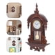 thumbnail image 2 of Reloj de péndulo retro en miniatura, decoración de pared de estilo vintage para casa de muñecas, diseño de escena en miniatura., 2 of 8