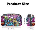 thumbnail image 5 of Graffiti Oxford Cloth Waterproof USB Pouch with Hard Drive Cases, Hard Drive Bag, Charger Storage Organizer, Cable Organizer Clips - 5.9x9.44x3.14 in, 5 of 6