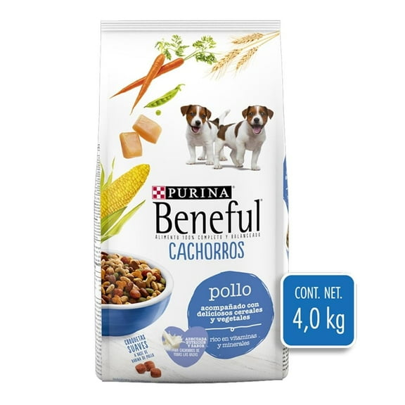 Alimento para Perro Beneful para Cachorro Crecimiento Vibrante Sabor Pollo 4 kg
