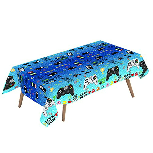 3 Pieces Video Game Party Tablecloths, Disposable Video Game Plastic Table  Cover Birthday Party Decorations, Video Game Theme Party Supplies for Kids  Boys Player, 86.6 x 51.2in - Walmart.com