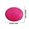 thumbnail image 2 of Round Velvet Rug under $5! CQCYD Area Rug Living Room Rug, Round Area Rug for Bedroom, Soft Plush Rug for Home Floor Decor, 2 of 4