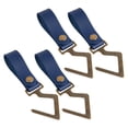 thumbnail image 2 of 4 ganchos de PU para exteriores, trípode portátil para acampar, almacenamiento de ropa, ganchos para colgar para campamento Azul Cola gancho para colgar correa, 2 of 8