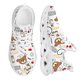 thumbnail image 1 of Zapatos casuales de mujer con diseño de oso y doctor en medicina, divertidos zapatos planos con cordones, zapatillas transpirables de primavera para caminar en la playa., 1 of 6