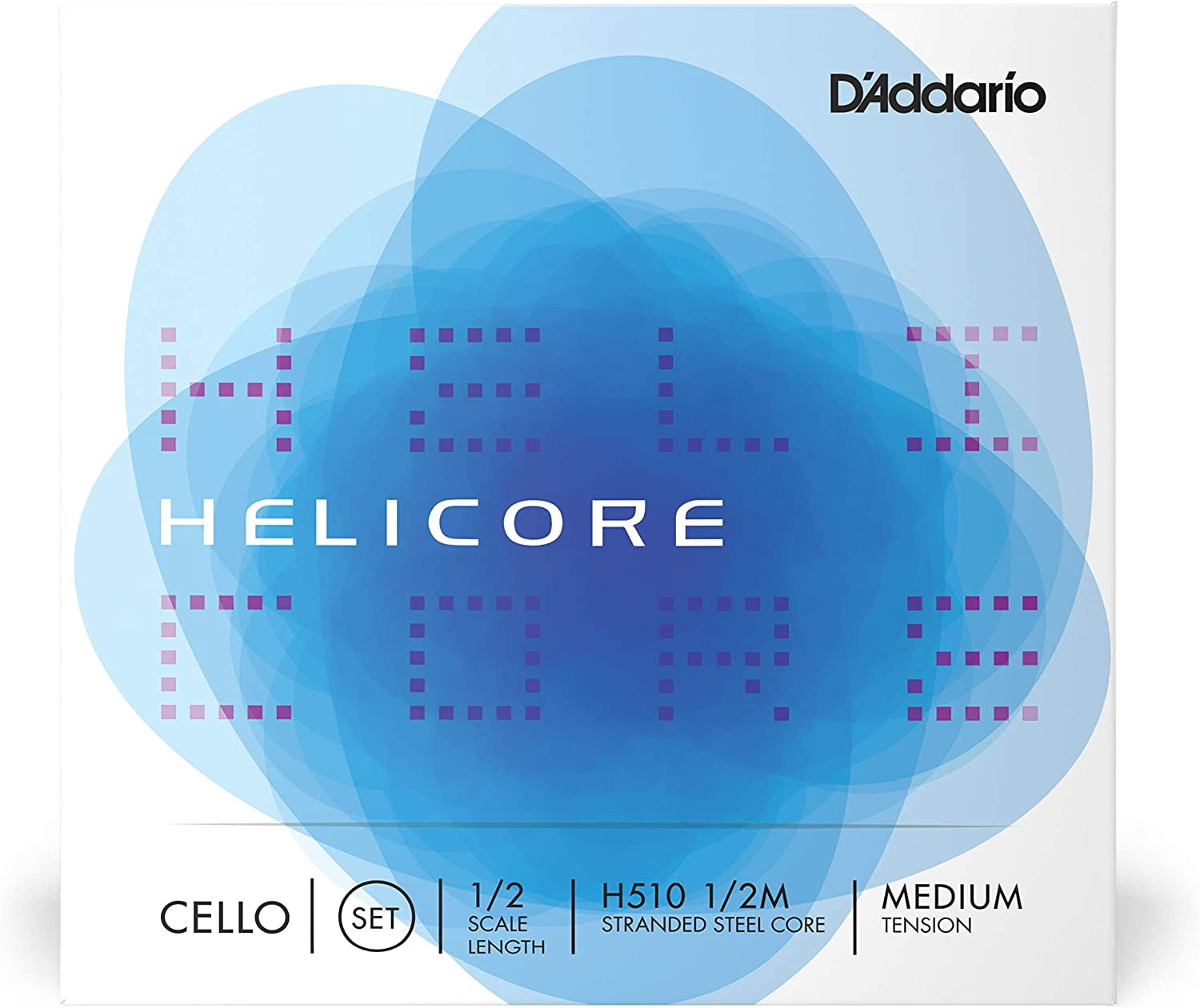 D'Addario Helicore Series Cello String Set 1/2 Size