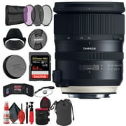 Tamron SP 24-70mm F/2.8 Di VC USD G2 Lens for Canon DSLR Cameras (AFA032C-700) + 64GB Extreme Pro SD Card + 82MM Filter Set + 6" Lens Case + SD Card Pouch + Lens Cap + 6Ave Lens Cleaner (INTL Model)