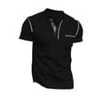 thumbnail image 4 of LTTVQM Men's Henley Shirt 2026 Short Sleeve T-Shirt Casual Top Pullover Summer Lightweight Tee Shirts with Button Dark Gray L, 4 of 4