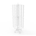 thumbnail image 2 of FixtureDisplays® Adjustable Greeting Card Rack 4x6"-7x5" Horizontal Vertical Post Card Display.Pocket Size: 4.5-11" Wide X 5.8" Tall, 64 Pockets. 11603-L-DOUBLE-WHTK, 2 of 5