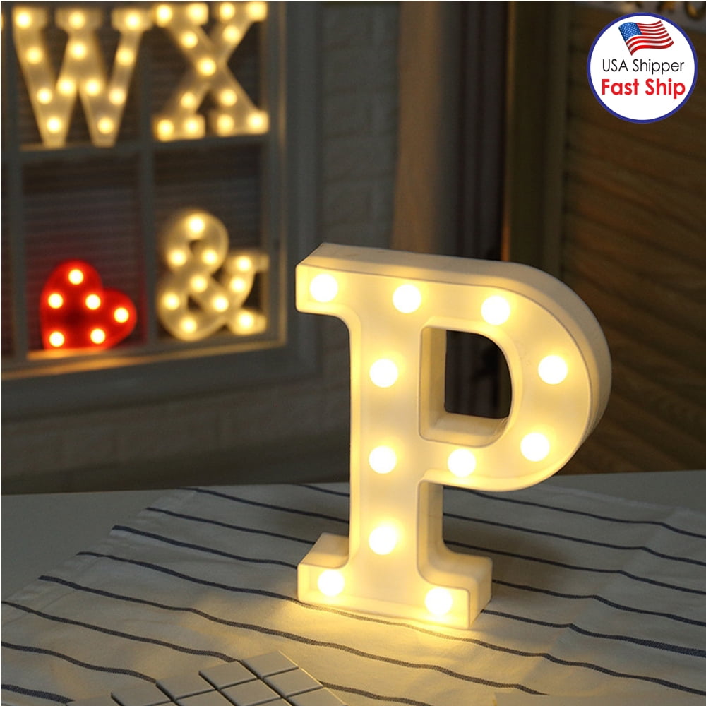 Decorative LED Illuminated Letter Marquee Sign Alphabet Marquee