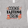 thumbnail image 4 of Inktastic Christmas Cookie Tasting Crew with Holiday Cookies Girls Toddler Dress, 4 of 5
