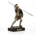 thumbnail image 2 of Veronese Design Spartan Warrior Miniature Figurine Hand Painted Resin Statue 4 7/8 In, 2 of 7