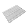 thumbnail image 2 of Linen Placemat with Tassel Edge, Thick Table Mat for Dining and Insulation, Beautiful and Practical Table Setting for Daily Use and Parties(White), 2 of 6