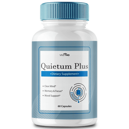 Quietum Plus Tinnitus Relief Supplement Reduce Ear Ringing Advanced Formula (60 Capsules)