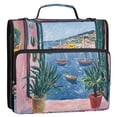 thumbnail image 5 of FORMRS Zipper Binder with Shoulder Strap 2-inch Ring 500 Sheet Capacity File Bag, Pink Window, 5 of 5