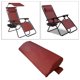 thumbnail image 5 of Cojín para cabeza, almohada reclinable , almohada reclinable cómoda, cojín de apoyo para el cuello del reposacabezas para - rojo Sunnimix reposacabezas tumbona, 5 of 8