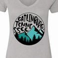thumbnail image 4 of Inktastic Gatlinburg, Tennessee Mountains Women's V-Neck T-Shirt, 4 of 5