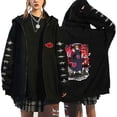 thumbnail image 3 of 2022 Primavera y otoño Nuevo Naruto Impreso Suéter con cremallera Sudadera con capucha informal para hombres y mujeres Chaqueta superior de algodón, 3 of 4