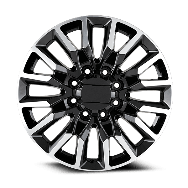 OE Concept 2023 Silverado 2500 Black Machine 8.5-20 G22-20858180+44BM