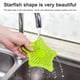 thumbnail image 4 of Advancent Recogedor de pelo de estrella de cinco puntas, colador de fregadero de cocina, antibloqueo, cubierta de desagüe para bañera, filtro Juegos de accesorios de baño Verde, 4 of 6