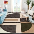 thumbnail image 6 of Teppich Homes Handmade Geometric Pattern Wool Rug 5x7 - Cozy Tufted Area Carpet for Living Room And Bedroom, 6 of 7