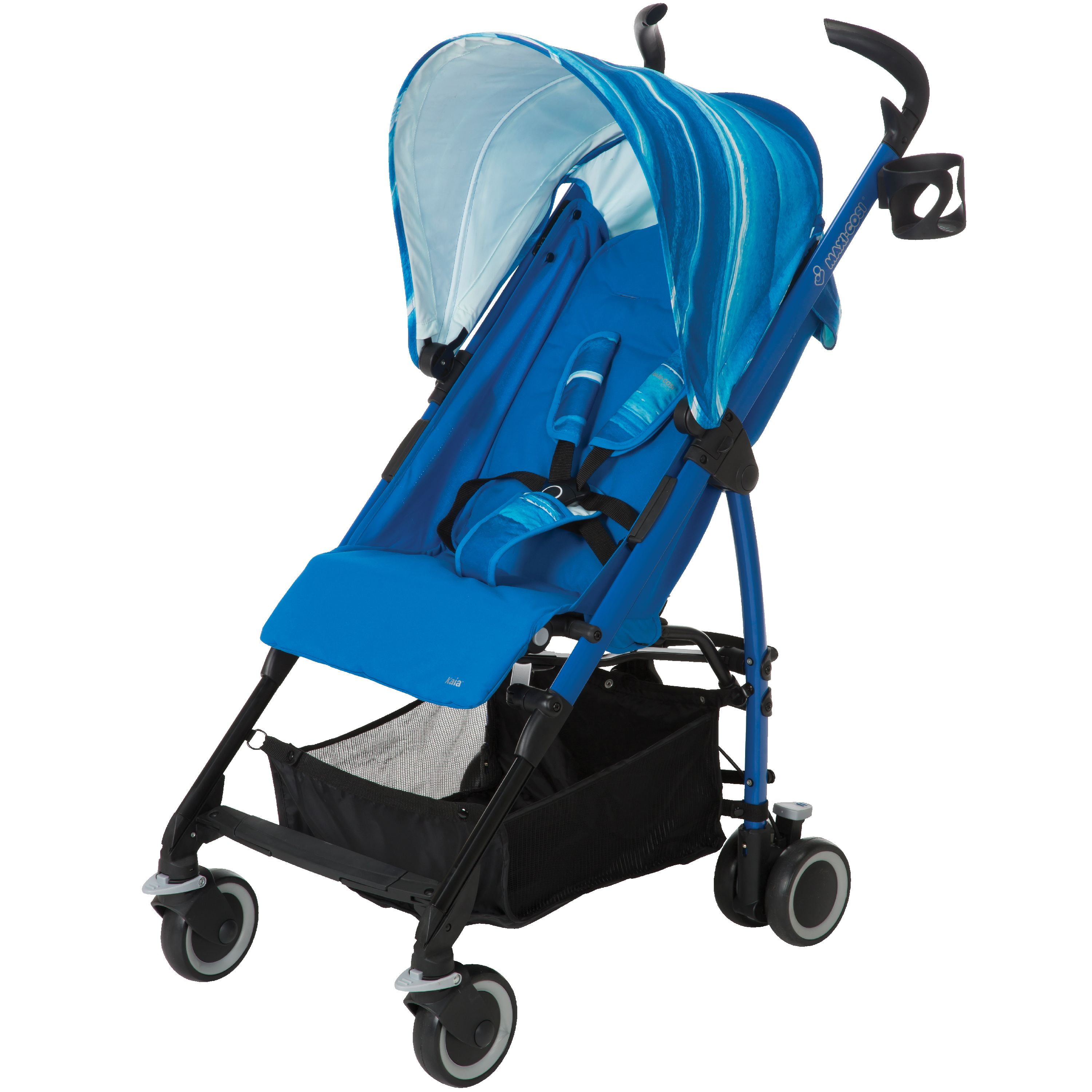 lightweight stroller with large basket