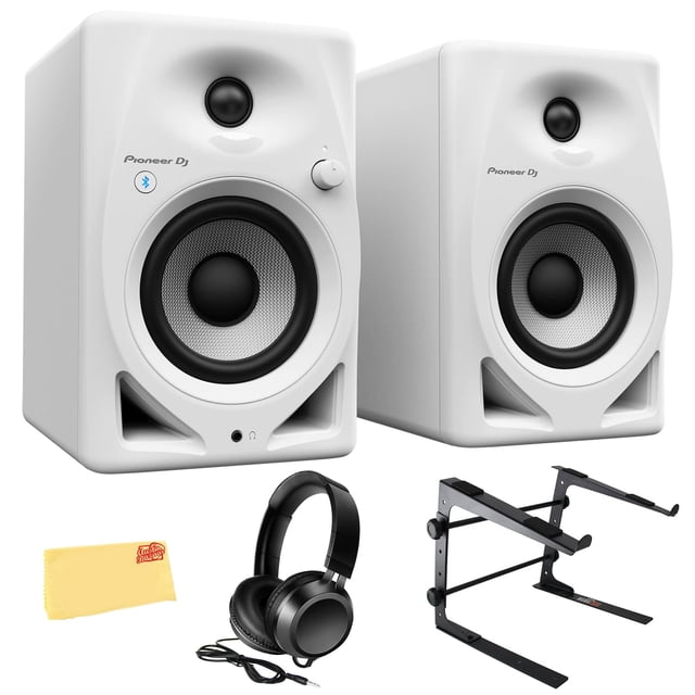 Altavoz para monitor Pioneer DM-40D-BT de 10 cm con auriculares y soporte