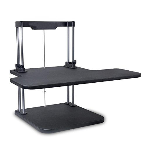 Pyle Sit Stand Desk Height Adjustable Stand Up Desk Computer