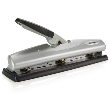 Swingline LightTouch Desktop Punch, 50% Easier, 2-3 Holes, 12 Sheets