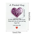 thumbnail image 3 of dajkiuy Pocket Hug Heart with Greeting Cards, Gift for Valentines Day, Keepsake Exchange Relationship Cards for Family, 3 of 6