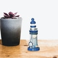 thumbnail image 7 of Yvsxxv Handmade Nautical Wooden Lighthouse Ornament Rudder Decor for Coastal Home Decoration, 1 Pack, 7 of 7