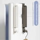 thumbnail image 4 of No Drilling Folding Clothes Drying Rack Towel Hooks Coat Rack Hat Wall Hanger Adhesive Wall Hooks Storage Hanging, 4 of 5