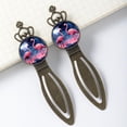 thumbnail image 3 of Starry Flamingos Vintage Copper Crown-Shaped Bookmarks Made of Stainless Steel Material - Reading Accessories, Bookmark, Book Accessories, 3 of 5