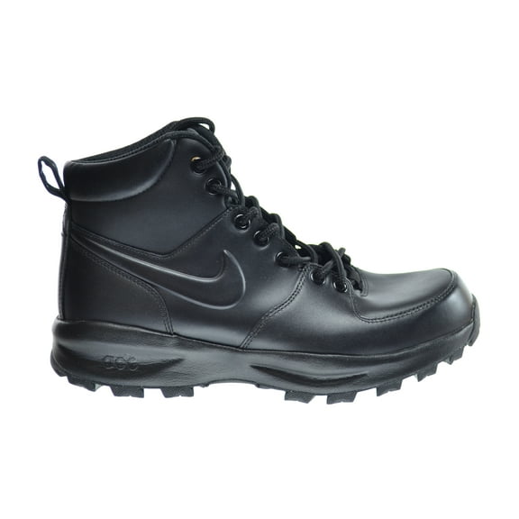 Men's Nike Manoa Leather Black/Black (454350 003) - 10.5