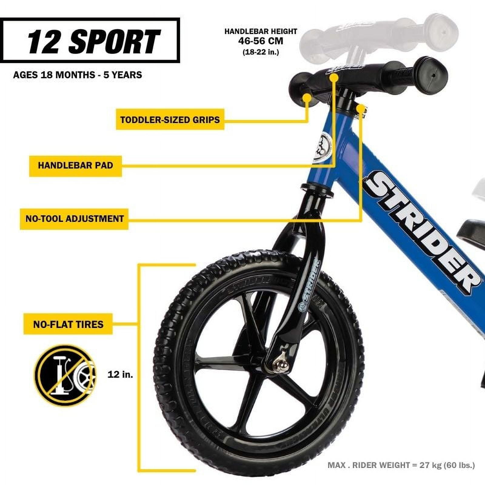 STRIDER 12 Inch Balance Bike スポーツモデル Strider - 12 Sport Balance Bike, Ages 18 Months to 5 Years
