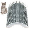 thumbnail image 3 of M Buder Gray Cat Self Groomer Massage Comb Wall Corner Soft Brush, 5x3.3 in / 12.6x8.3 cm, 3 of 5