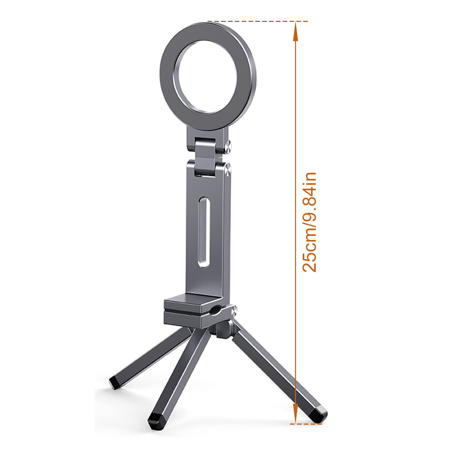 Phone Holder Foldable Angles Adjustment Phone Tripod Stand Portable Brackets Universally Desktop Phone Holder