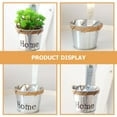 thumbnail image 2 of OULII Hanging Storage Basket Wall Hanging Basket Silver Iron 1Set Storage Organizer, 2 of 7