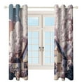 thumbnail image 3 of Blackout Curtains Decor Fairy Tale Cabin Balloon for Bedroom Living Room Grommet Window Drapes 2 Panel Set, 3 of 5