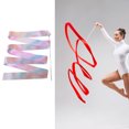 thumbnail image 4 of CSChome Long Ribbon Gymnastics Ribbons with Wand Strong Sparkling Soft Smooth Long Training Artistic Dancing Twirling Ribbon, 4 of 7