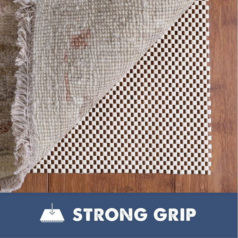 Non Slip Rug Pad Gripper 3 x 5 ft Extra Cushioned Pads by Slip-Stop 