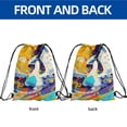 thumbnail image 2 of 24 Pcs Cartoon Print Drawstring Bag Drawstring Goodie Favor Bags for Birthday Party Decorations 27x34cm, 2 of 5