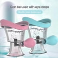 thumbnail image 3 of 2Pcs Eye Wash Cup, Eye Wash Cleaner Kit Manual Air Pressure Eye Cleaning Cup Tool Eye Rinse,Silicone, 3 of 5